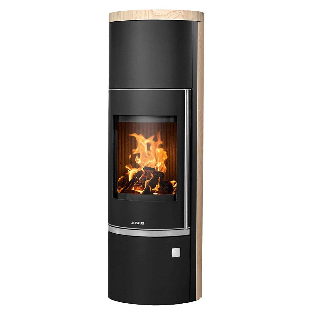 Kaminofen Justus Faro W+ 2.0 Sandstein/Korpus Stahl Gussgrau rund 7 kw<br>(Variante: Kaminofen Justus Faro W+ 2.0 Sandstein/Korpus Stahl Schwarz) Kaminofen Justus Faro W+ 2.0 Sandstein/Korpus Stahl Gussgrau rund 7 kw<br>(Variante: Kaminofen Justus Faro W+ 2.0 Sandstein/Korpus Stahl Schwarz)